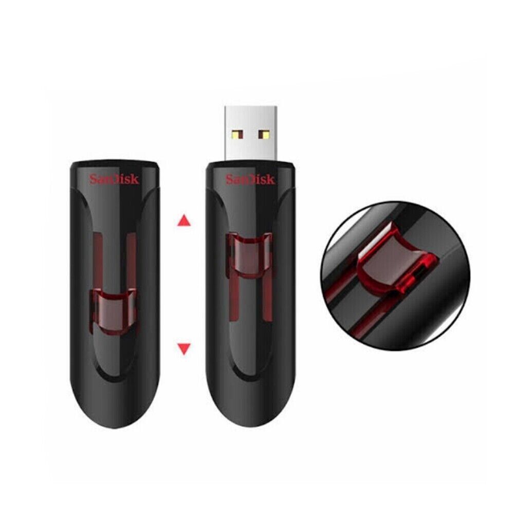 USB3.0 Flash Drive 16G 32G 64G 128G 256G SanDisk Cruzer Glide Memory Stick CZ600