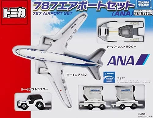 Takara Tomy 395690 Tomica All Nippon Airways Boeing 787 Airport Set (ANA)