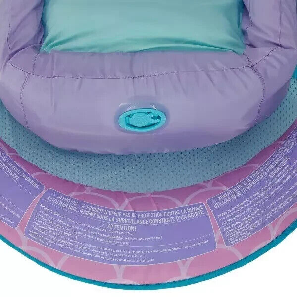 Swimways Inflatable Infant Spring Float with Sun Canopy For Ages 3-9 Month