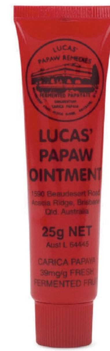 Lucas Papaw Remedies Ointment Handy Tube 25g Aussie Made