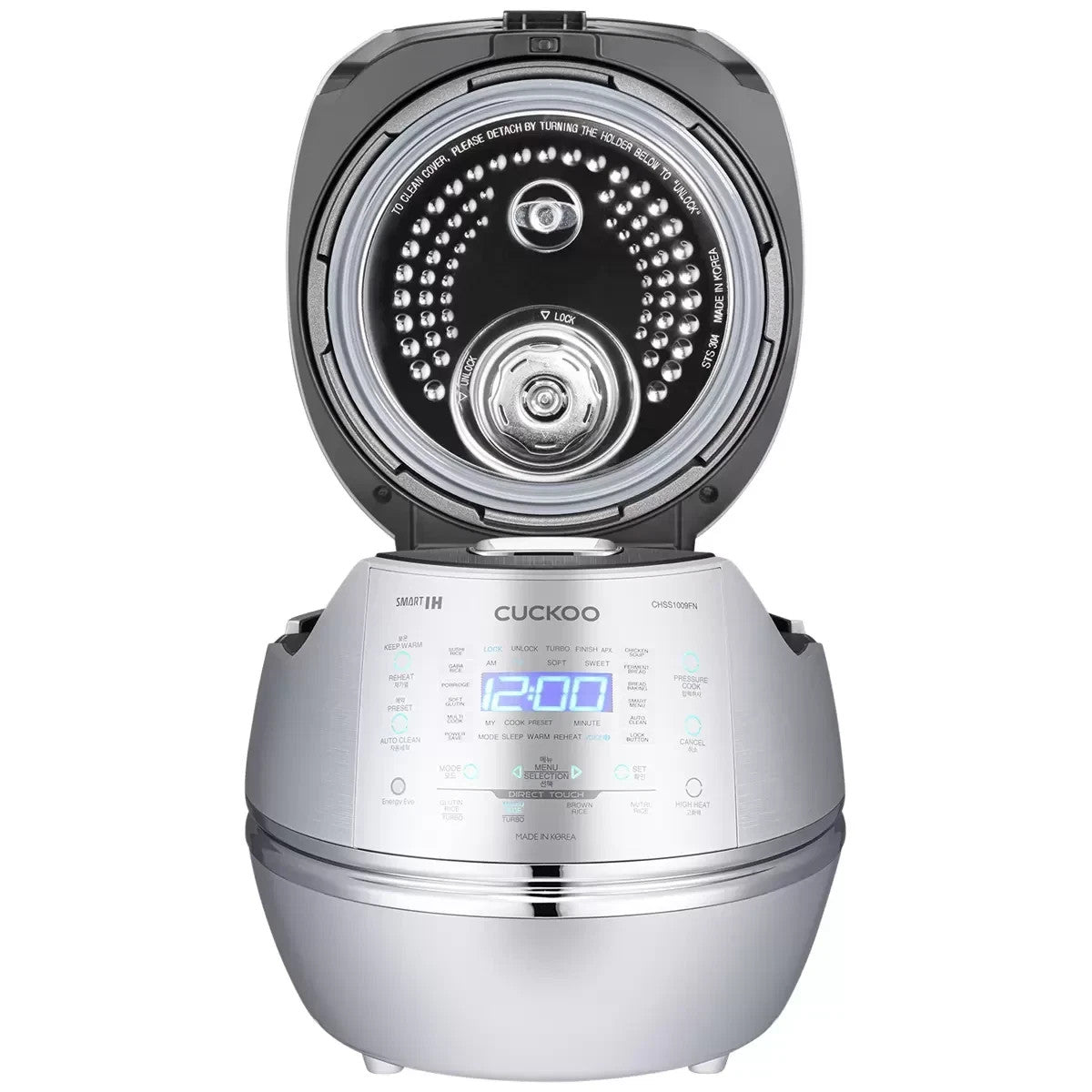 Cuckoo IH 10 Cup Pressure Cooker CRP-CHSS1009F Stainless Steel Diamond Coating