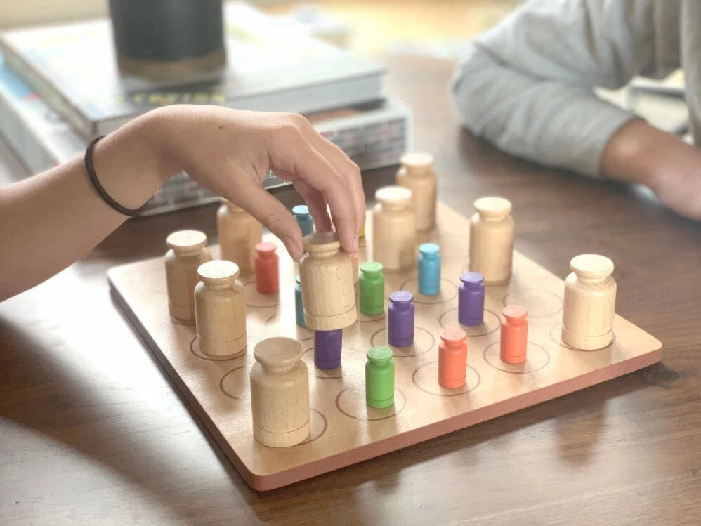 Roo Games Kloak Wooden Strategy Family Board Game