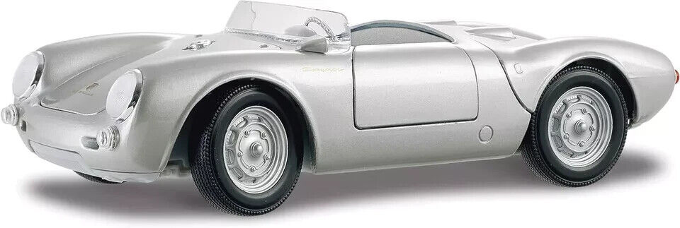 1956 PORSCHE 550A SPYDER SILVER by MAISTO SPECIAL EDITION 1:18