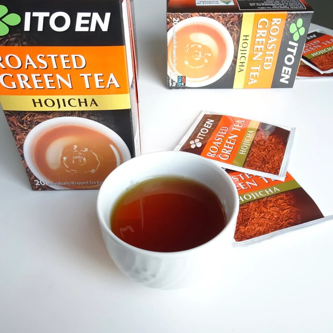 ITO EN Japanese Roasted Green Tea Hojicha Blend Leaves 100 Tea Bag Pack AU Made