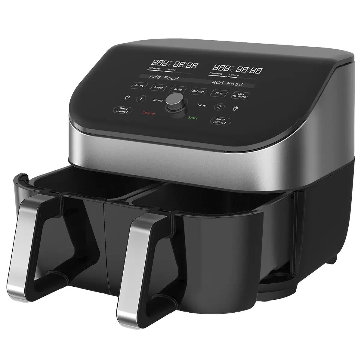 Instant Pot Vortex Plus Clear Cook Dual Basket Airfryer 8L