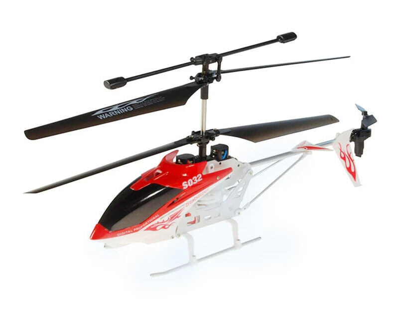 32CM Syma S032G S032 3.5Ch Remote Control Led Light  Rc Helicopter With Gyro