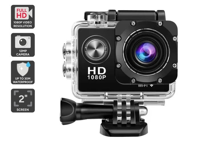 1080P Action Camera HD WiFi DV Sports Camcorder Underwater Cam Video Recorder