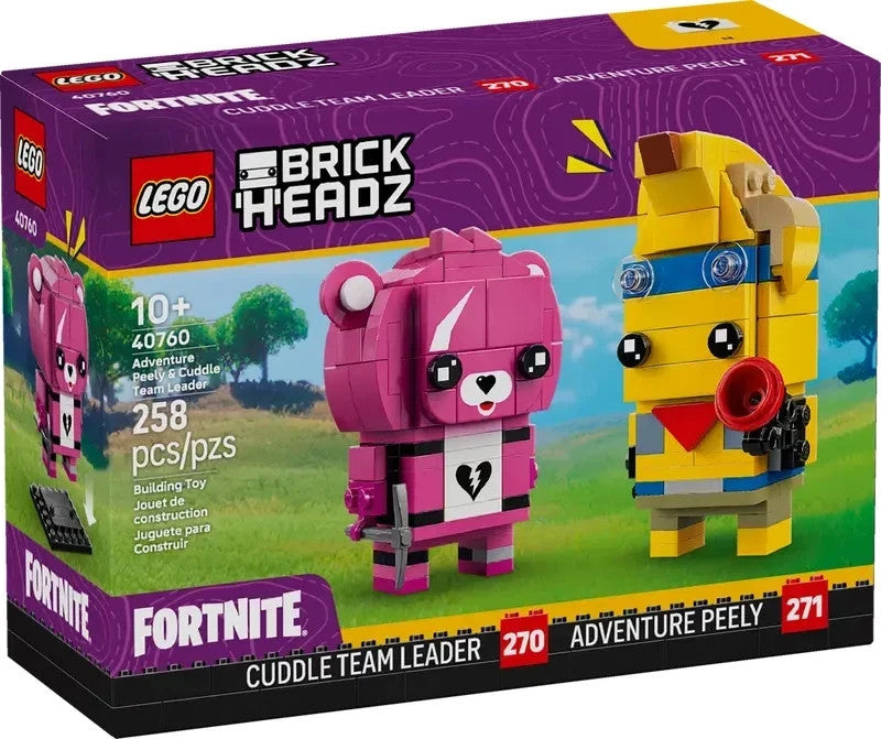 LEGO 40760 Fortnite Adventure Peely & Cuddle Team Leader Brickheadz BRAND NEW