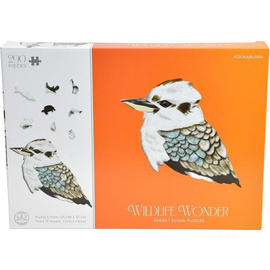 Wildlife Wonder Series 1 Jigsaw Puzzle Kookaburra 290 Pieces 45x51cm ~ New