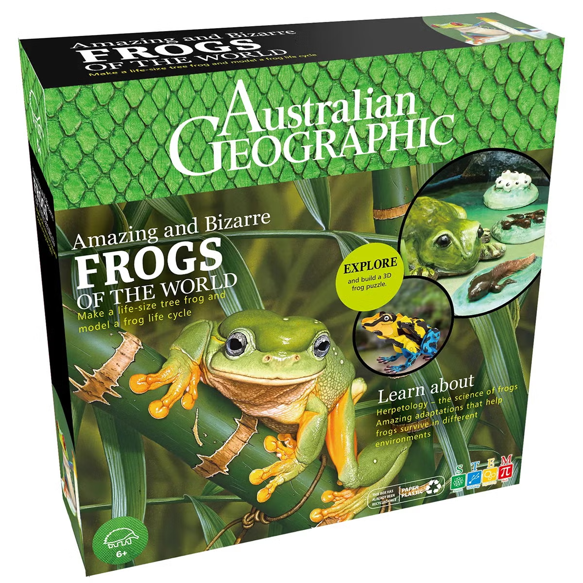 Australian Geographic Extreme Animals Kit 2 Packs – Lizards/Frogs