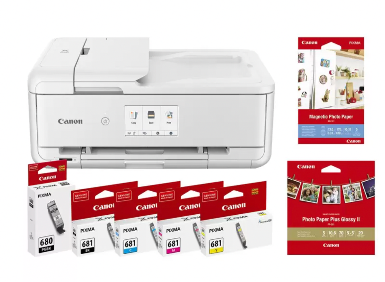 Canon PIXMA Home A3 All-in-One Printer Value Bundle TS9565VB Wifi USB
