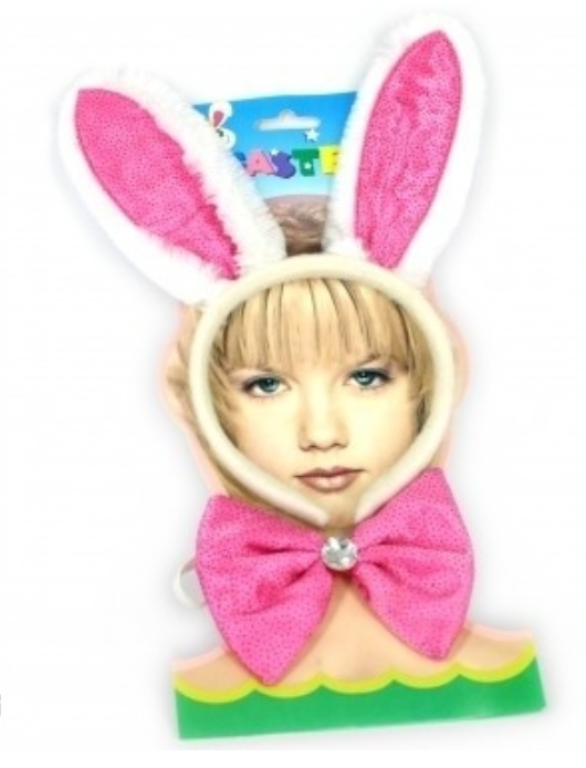 Easter Bunny Ear and Bowtie Set