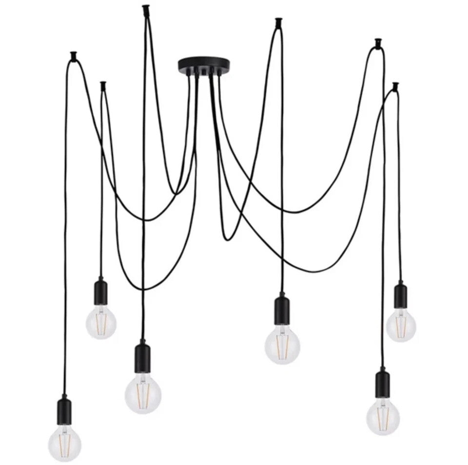 Hudson Living Studio LED Pendant Light Black