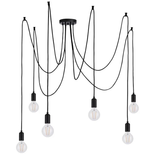 Hudson Living Studio LED Pendant Light Black