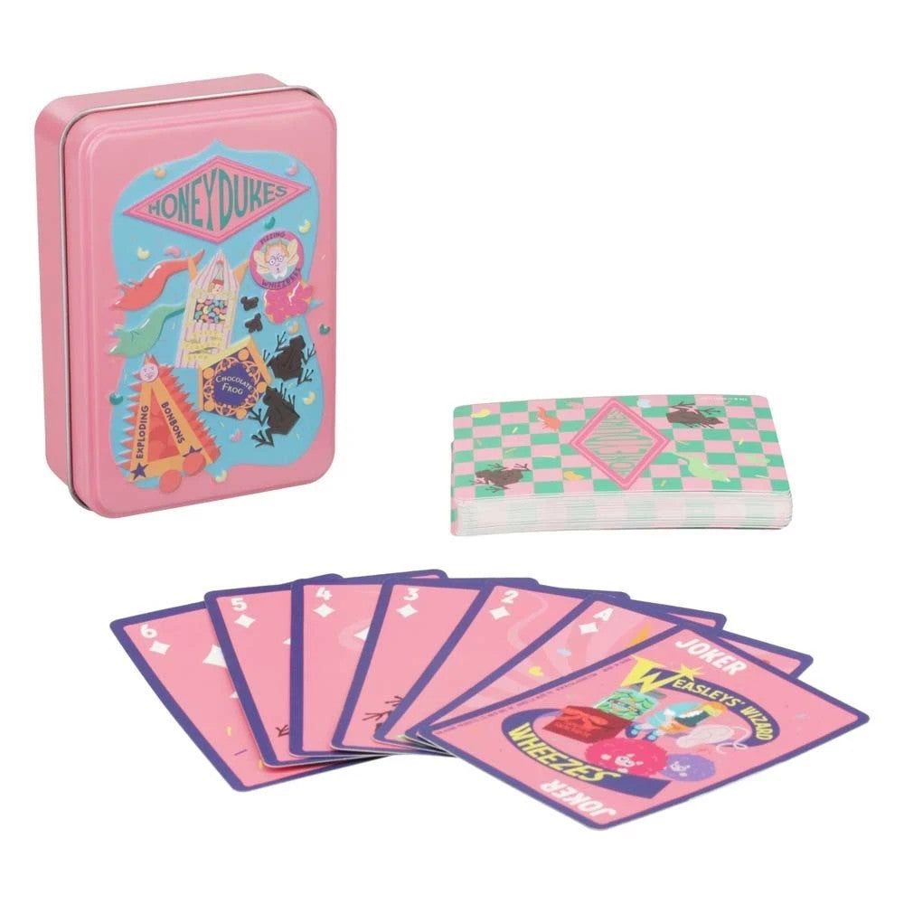 Harry Potter Sweet Nostalgia Honey Dukes Poker Size Standard Playing Cards  Tin
