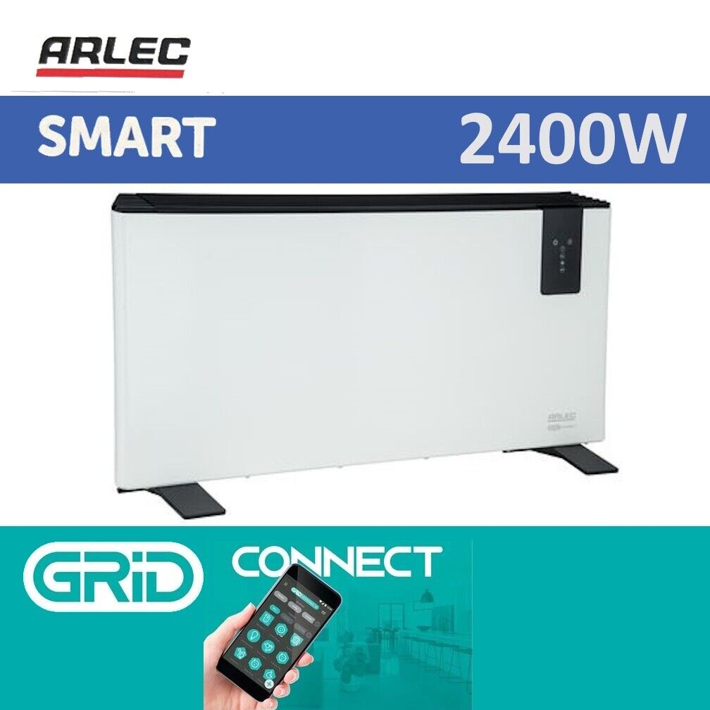 ARLEC 2400W SMART Wi-Fi Convection Heater Remote Control Grid Connect Wall Mount