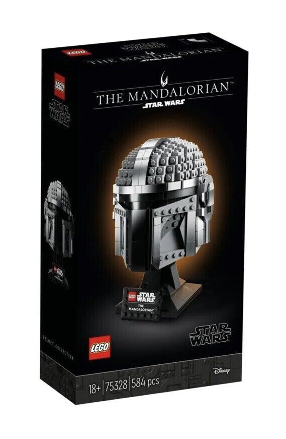 LEGO 75328 Star Wars The Mandalorian Helmet Brand New Sealed