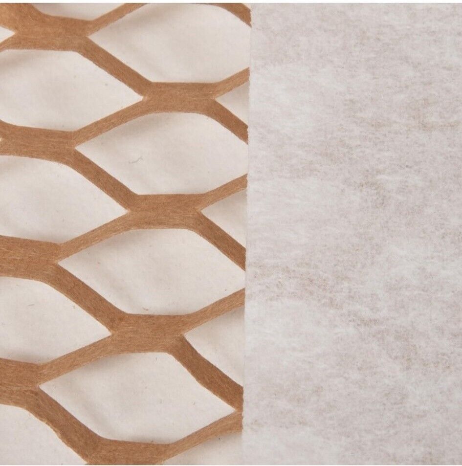 Honeycomb Kraft Paper Wrap in Box with White Tissue Paper Packaging 510mm x 134m