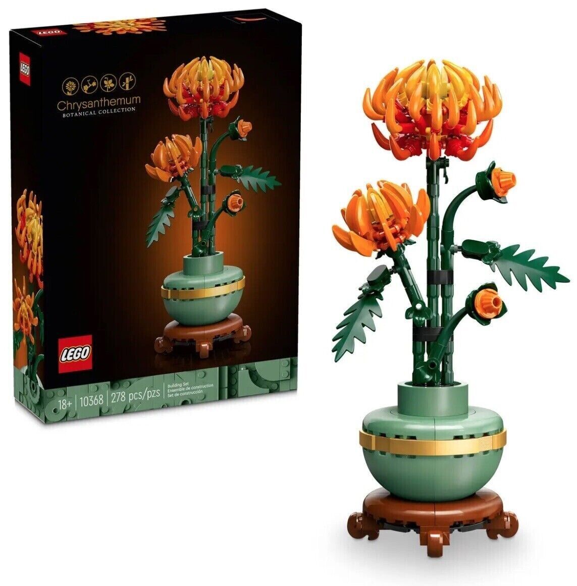 LEGO Icons Chrysanthemum Botanicals Collection (10368)