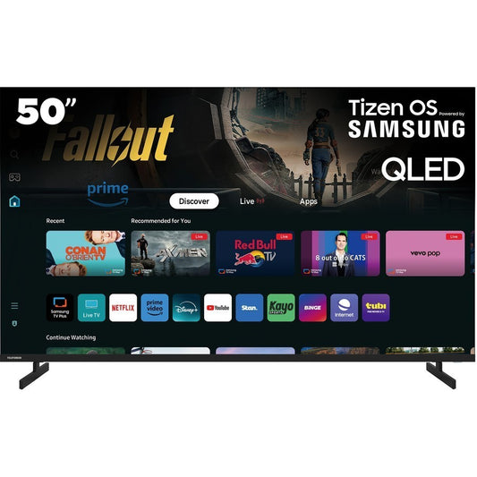 Telefunken 43'' Full HD 1080P QLED Tizen Smart TV Powered by SAMSUNG TV Plus