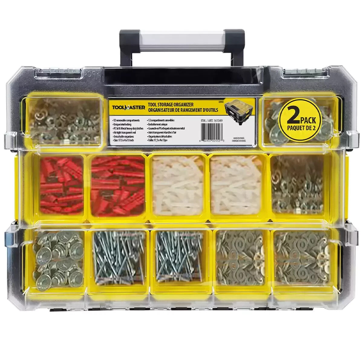 New Toolmaster Storage Organiser 2 Pack