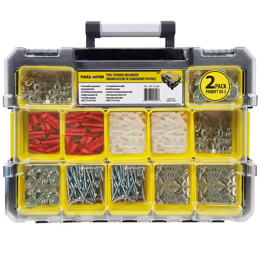 New Toolmaster Storage Organiser 2 Pack