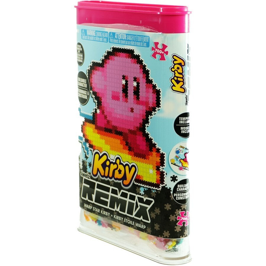 TOMY 700pc Jixelz Remix Warp Star Kirby Kids Jigsaw Pixels Puzzle Set
