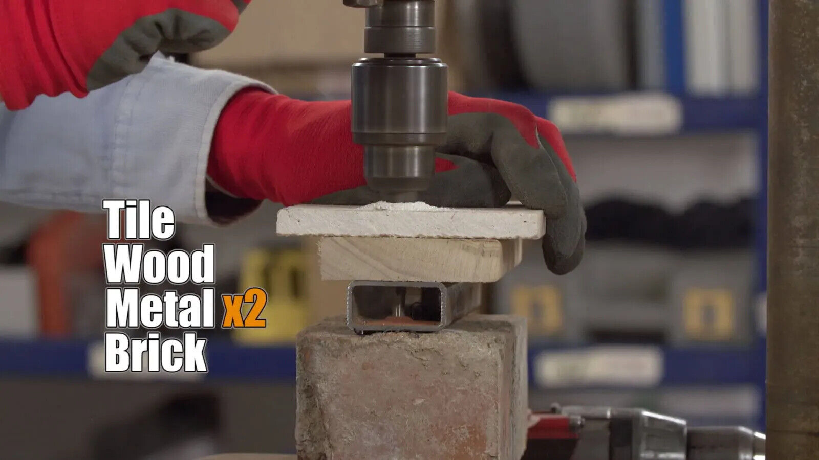 Does-It-All Drill Bits 12pc Large PRO Set Renovator Masonry Metal Wood