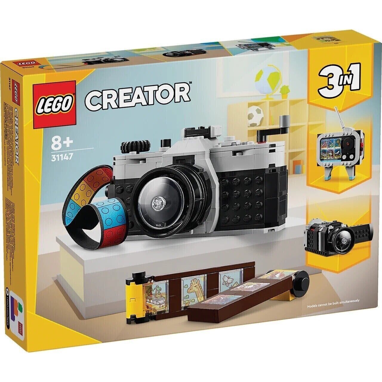 LEGO 31147 creator 3 in 1 retro camera brand new 261 pieces