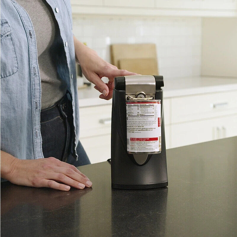 Safety Can Express Electric Automatic Smooth Edge Can Opener As Seen on TV