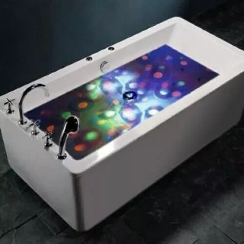 LED Floating Bath Lights Underwater Hot Tub RGB Colorful Lazy Spa Disco Lamp