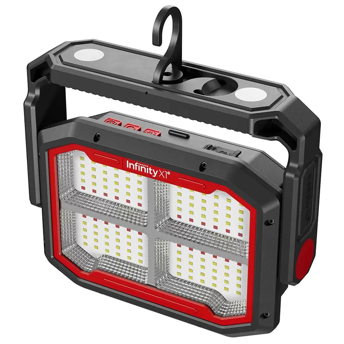 Infinity X1 Dual Powered Rechargeable Solar Work Light 3000 Lumen Magnetic USB