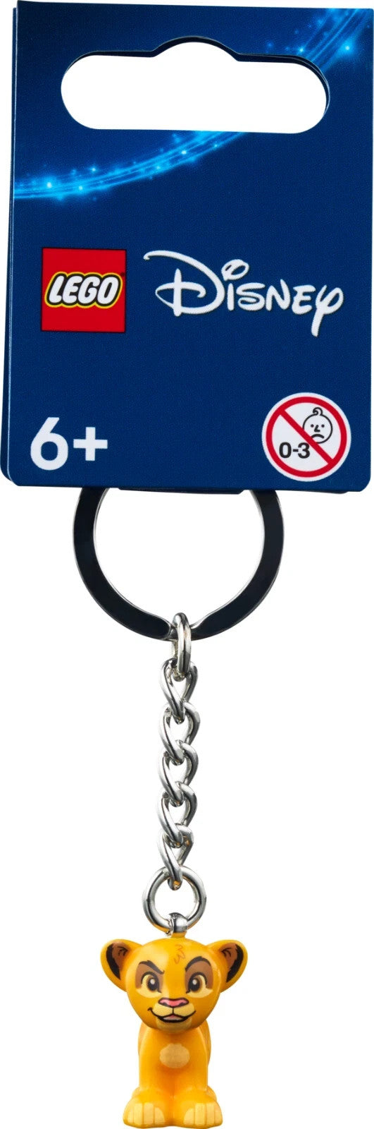 LEGO SIMBA MINIFIGURE KEYRING DISNEY 854327 KEYCHAIN THE LION KING BRAND NEW