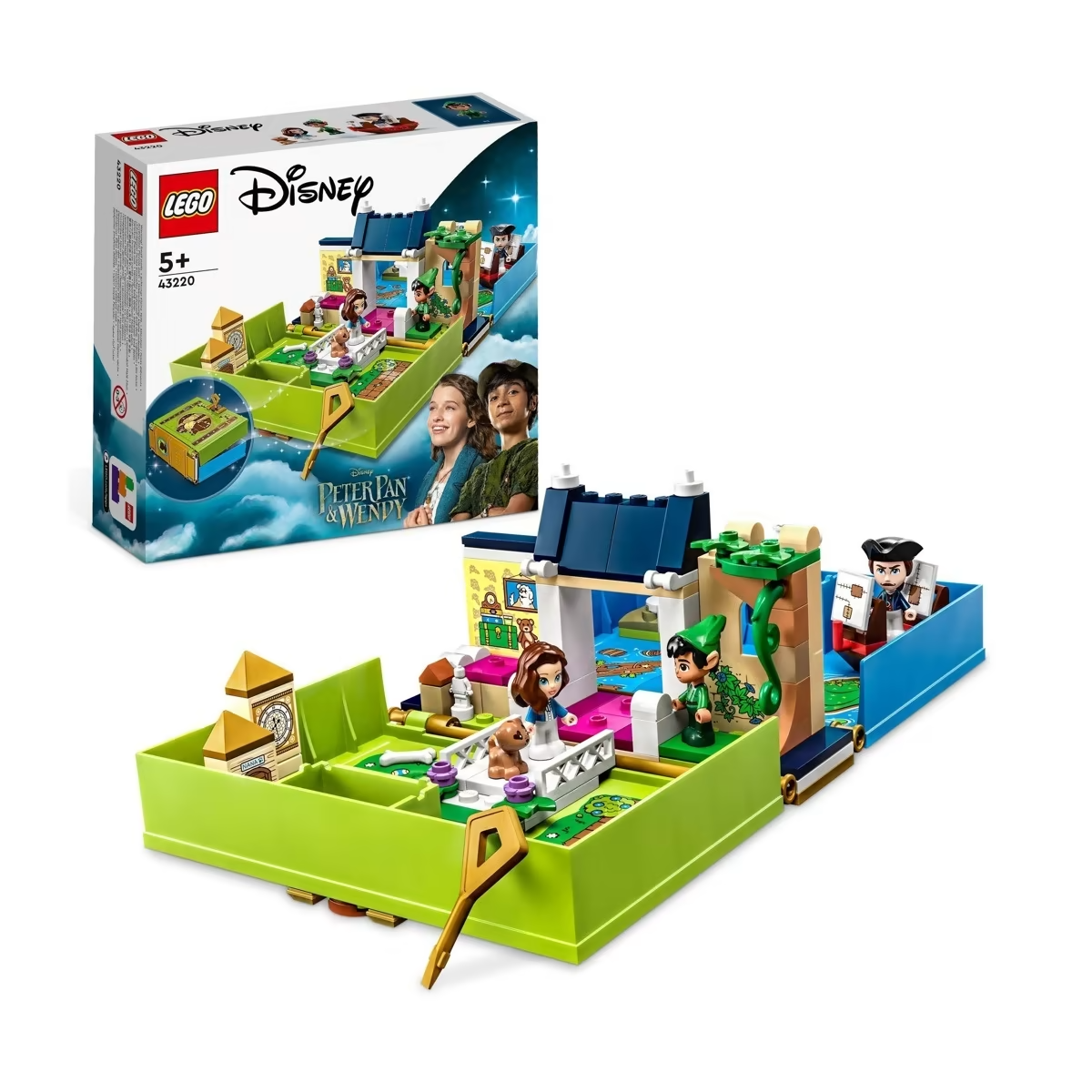 LEGO 43220 Disney Peter Pan & Wendys Storybook Adventure