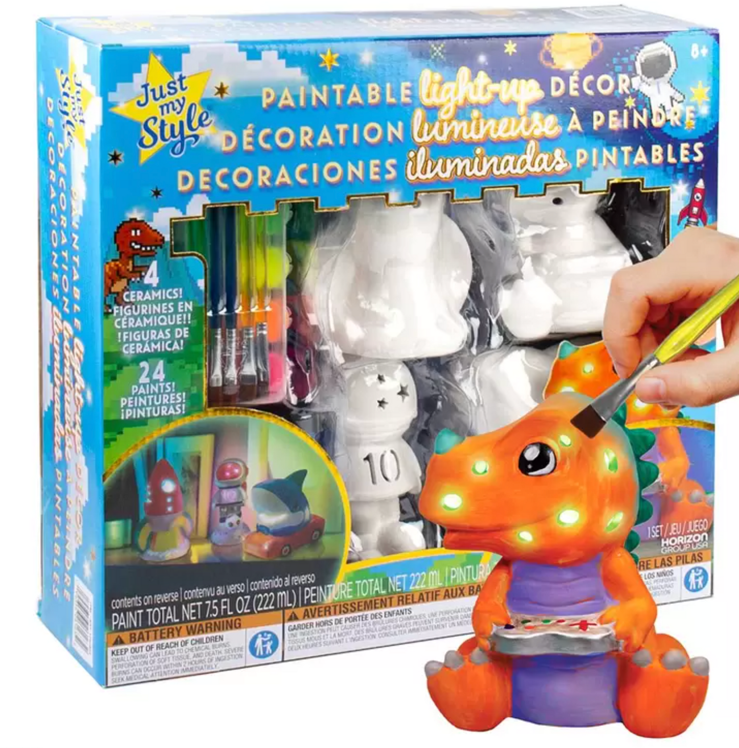 Just My Style Personalised Light Up Room Decor Dino