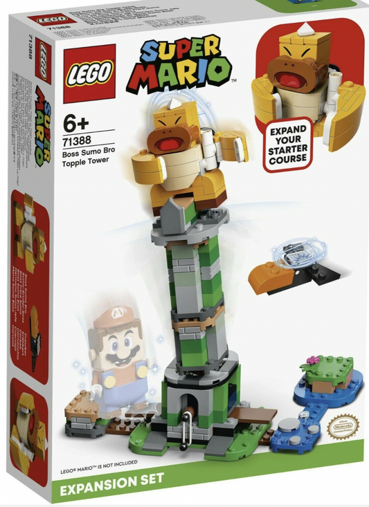 Lego 71388 Super Mario Boss Sumo Bro Topple Tower Expansion Set Brand New