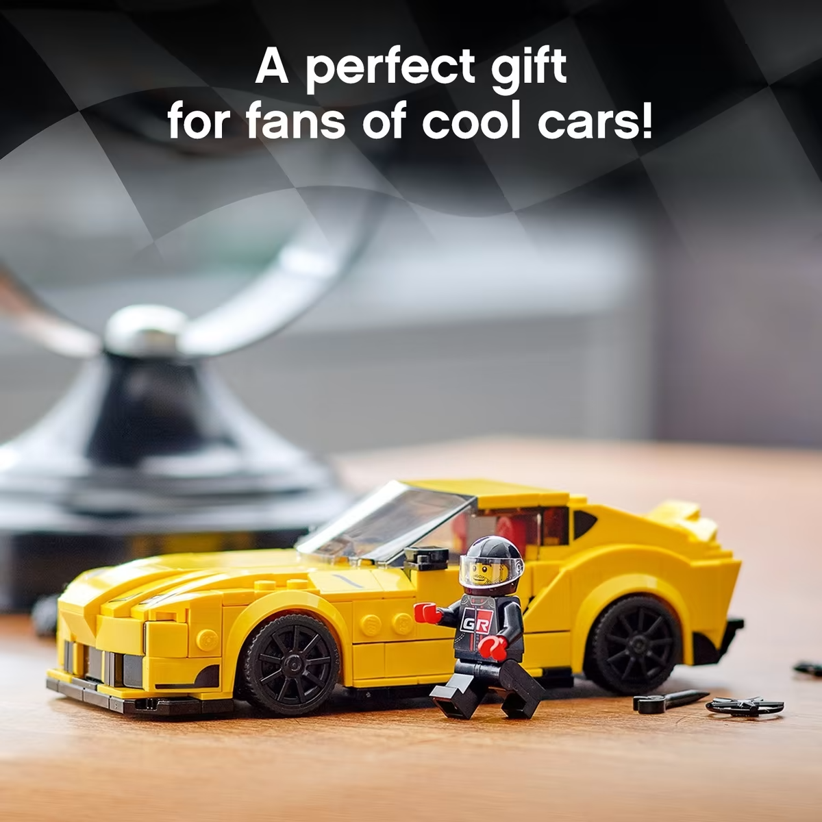 LEGO 76901 Speed Champions Toyota GR Supra Collectible Sports Car Toy For Kids
