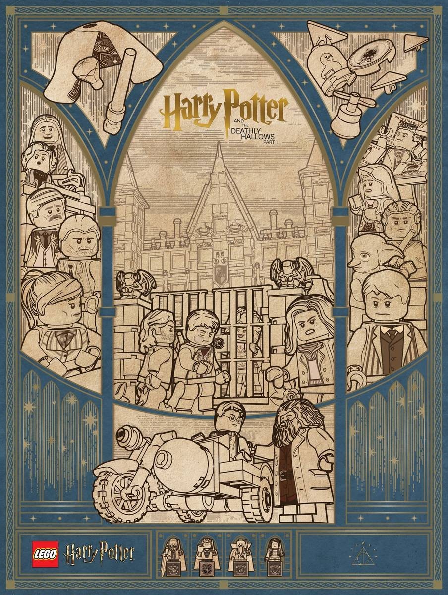 LEGO Insider Harry Potter 5009085 Art Print Posters 2nd Edition 5-8 Set of 4