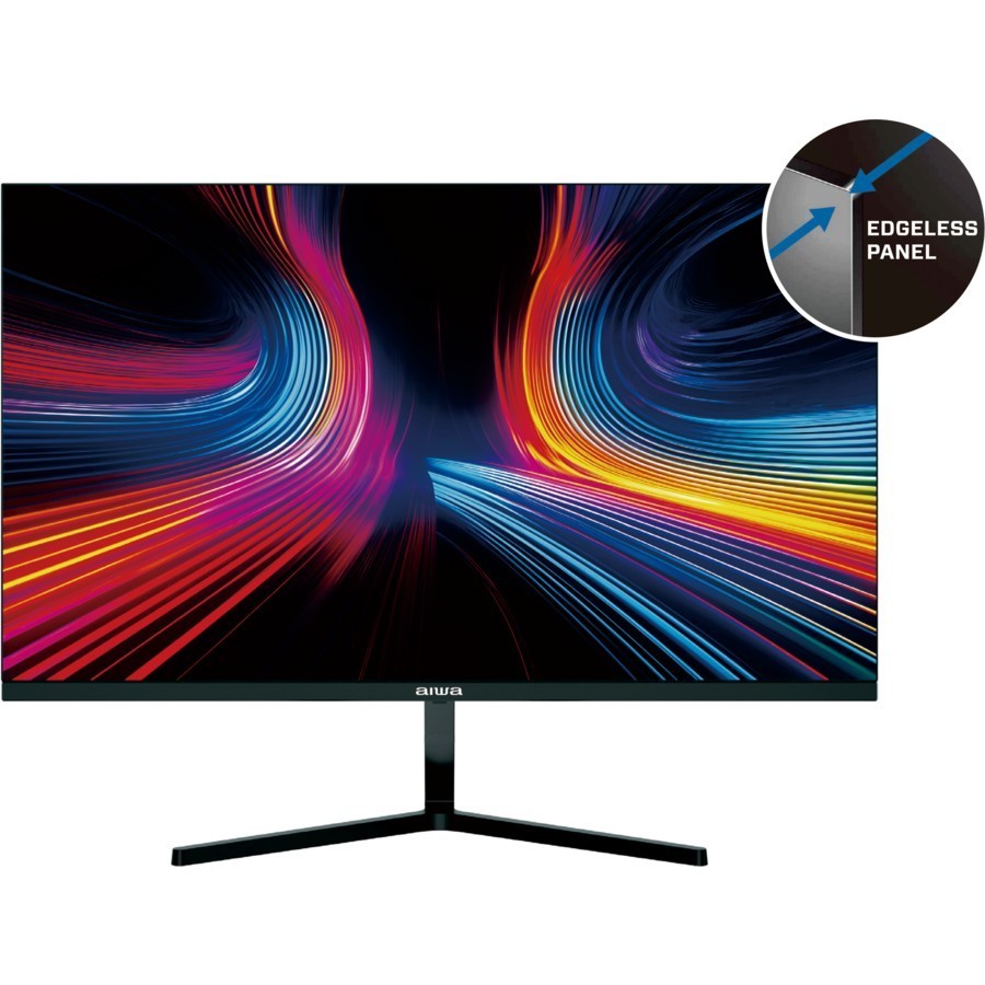 Aiwa 24" Full HD 100Hz Frameless Edgeless IPS Monitor (1920 x 1080), 24 Inch,