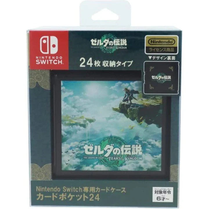 Nintendo Switch 1 & 2 Game Card Case 24 Legend of Zelda Tears of the Kingdom