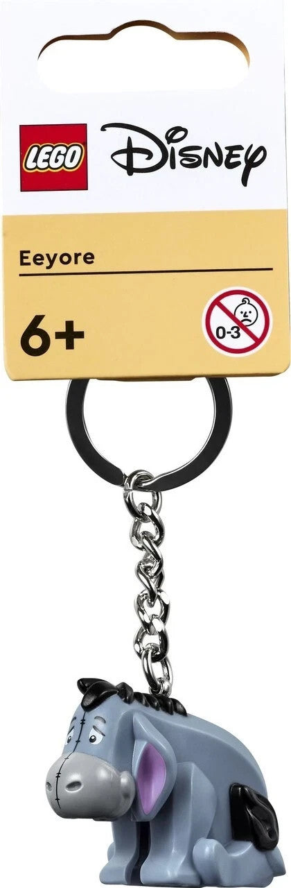 LEGO EEYORE KEYRING 854203 DISNEY WINNIE THE POOH KEYCHAIN KEY CHAIN RING