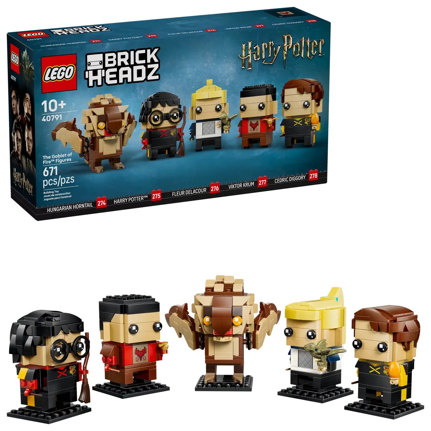 LEGO Harry Potter 40791 - The Goblet of Fire Figures BrickHeadz Set
