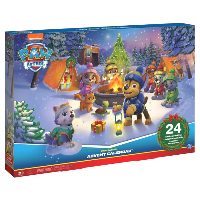 Paw Patrol Advent Calendar - 24 Exclusive Toy figures & Accessories