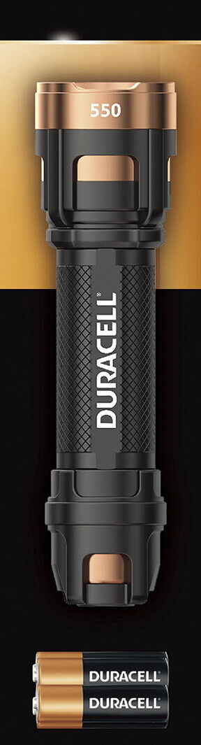 1 to 3-Pack Duracell Ultra 550 Lumens Aluminum LED Flashlight Batteries included
