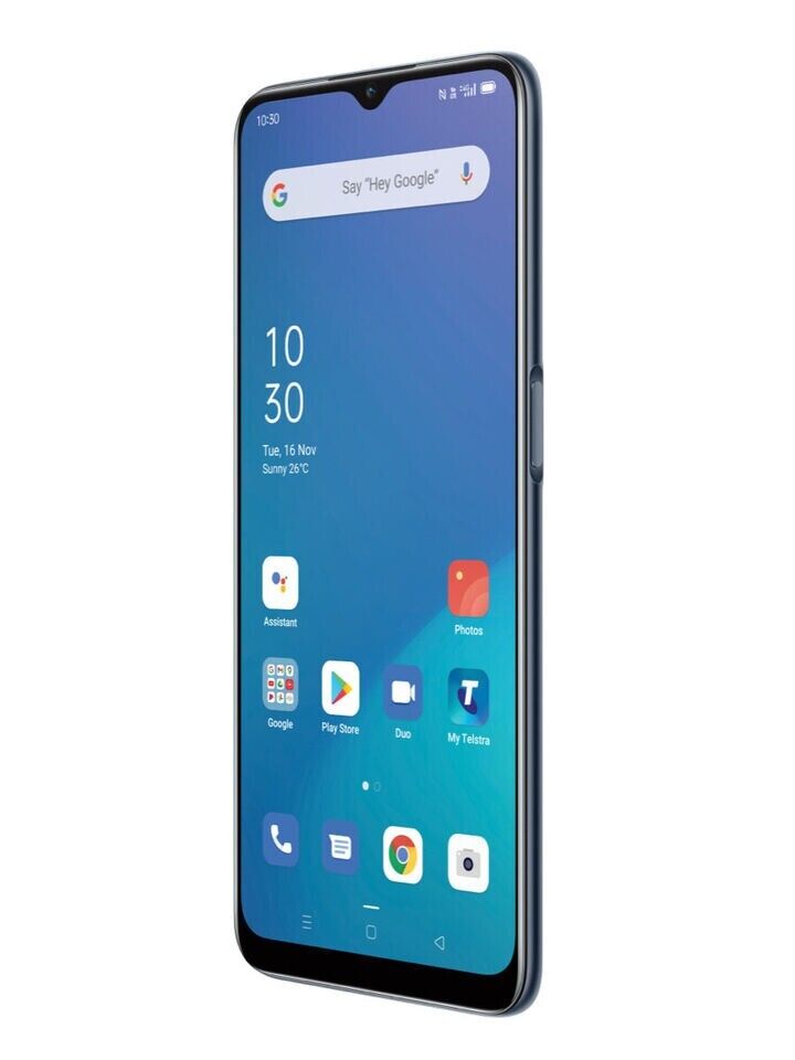 TELSTRA OPPO A16s 4G 4GX 64GB BLACK 6.52" SCREEN ANDROID BLUE TICK MOBILE PHONE
