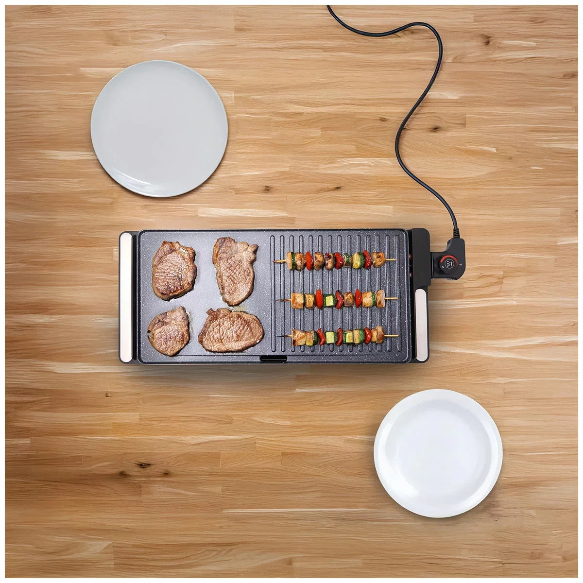 Westinghouse Non-Stick Electric Grill 2200W Black 652x261x68mm