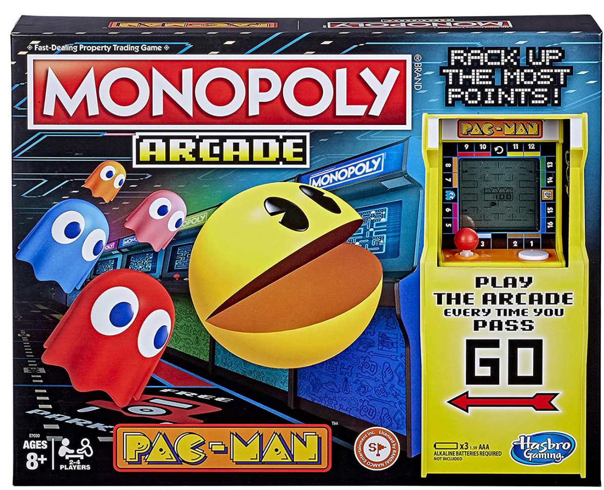Hasbro Monopoly Arcade PAC-MAN Family Kids Fun Board Game