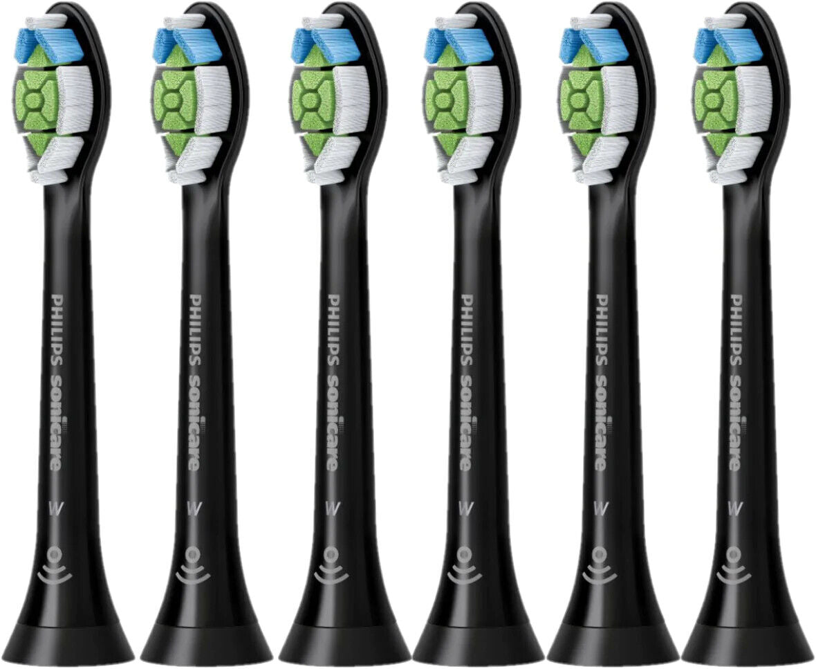 6x Genuine Philips Sonicare W Optimal White Replacement Electric toothbrush head