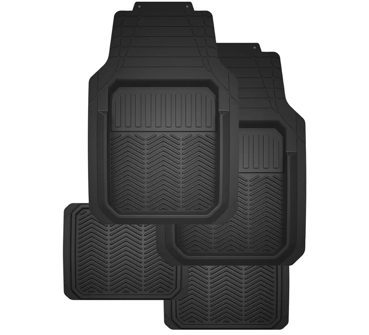 Floor Mats Road Comforts Heavy Duty Deep Tray Floor Mats 4 Piece