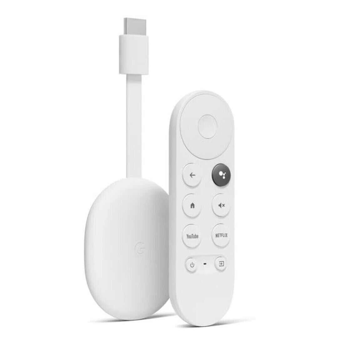 Google Chromecast with Google TV (4K) GA01919-AU - Snow HD